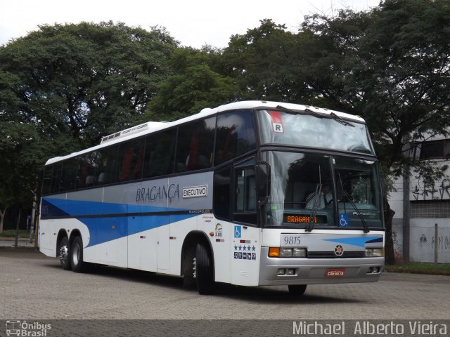 Auto Viação Bragança 9815 na cidade de São Paulo, São Paulo, Brasil, por Michael  Alberto Vieira. Número da foto: #2712794.