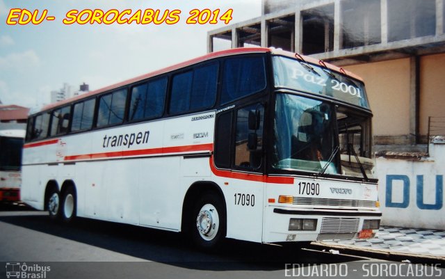 Transpen Transporte Coletivo e Encomendas 17090 na cidade de Sorocaba, São Paulo, Brasil, por EDUARDO - SOROCABUS. Número da foto: #2713309.