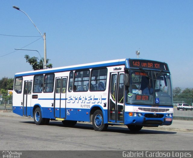 Viação Estrela RJ 177.013 na cidade de Niterói, Rio de Janeiro, Brasil, por Gabriel Cardoso Lopes. Número da foto: #2712523.