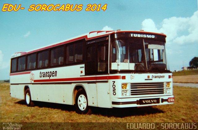 Transpen Transporte Coletivo e Encomendas 7020 na cidade de Itararé, São Paulo, Brasil, por EDUARDO - SOROCABUS. Número da foto: #2714066.