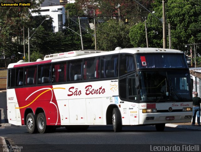 Viação São Bento Ribeirão Preto 1455 na cidade de Ribeirão Preto, São Paulo, Brasil, por Leonardo Fidelli. Número da foto: #2713816.