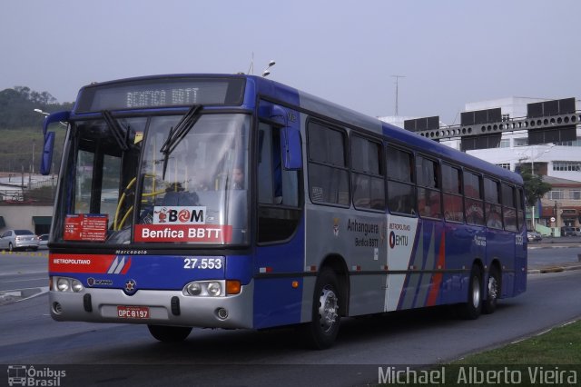 BBTT - Benfica Barueri Transporte e Turismo 27.553 na cidade de Barueri, São Paulo, Brasil, por Michael  Alberto Vieira. Número da foto: #2715971.