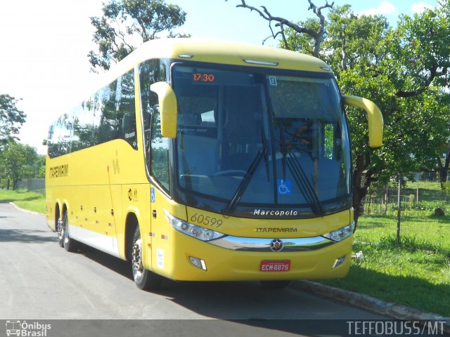 Viação Itapemirim 60599 na cidade de Brasília, Distrito Federal, Brasil, por Stefano  Rodrigues dos Santos. Número da foto: #2715593.