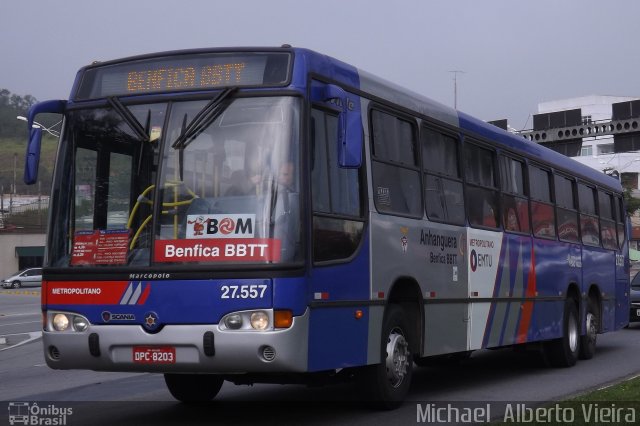 BBTT - Benfica Barueri Transporte e Turismo 27.557 na cidade de Barueri, São Paulo, Brasil, por Michael  Alberto Vieira. ID da foto: 2715974.