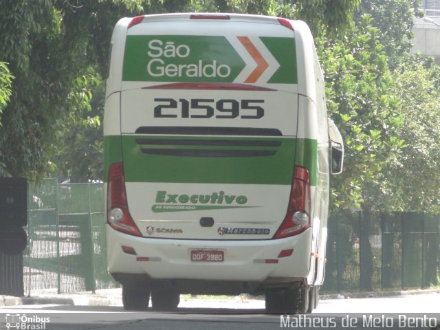 Cia. São Geraldo de Viação 21595 na cidade de São Paulo, São Paulo, Brasil, por Matheus de Melo Bento. Número da foto: #2716180.