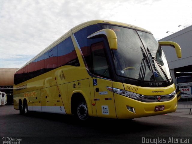 Viação Itapemirim 60757 na cidade de Rio de Janeiro, Rio de Janeiro, Brasil, por Douglas Alencar. Número da foto: #2714941.
