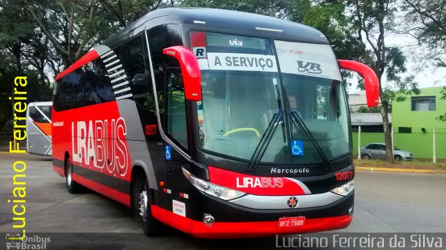 Lirabus 12077 na cidade de São Paulo, São Paulo, Brasil, por Luciano Ferreira da Silva. ID da foto: 2715768.