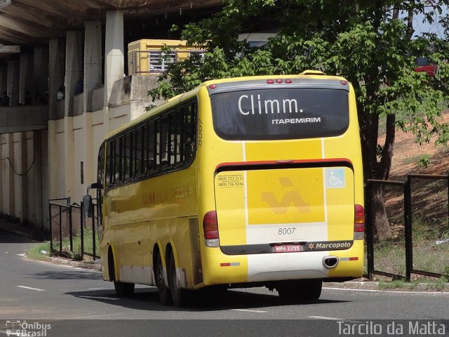 Viação Itapemirim 8007 na cidade de Teresina, Piauí, Brasil, por Tarcilo da Matta. ID da foto: 2716849.