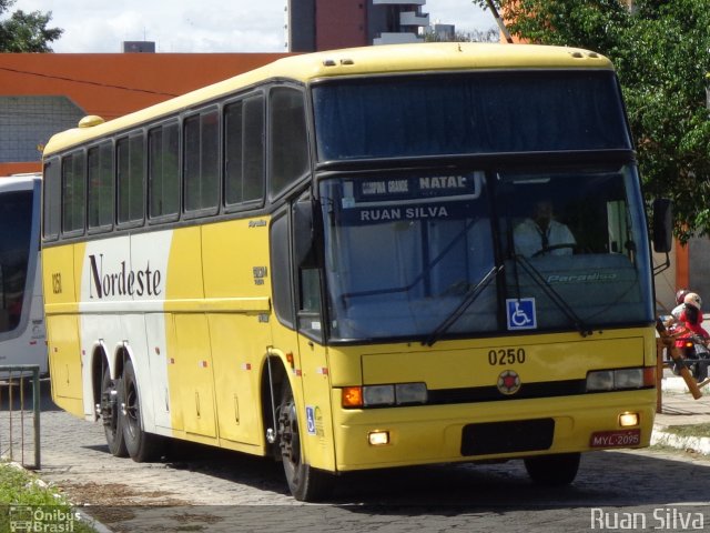 Viação Nordeste 0250 na cidade de Campina Grande, Paraíba, Brasil, por Ruan Silva. Número da foto: #2715718.