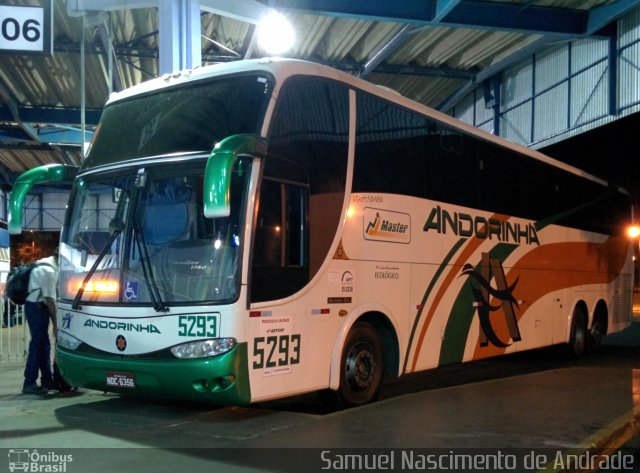 Empresa de Transportes Andorinha 5293 na cidade de Assis, São Paulo, Brasil, por Samuel Nascimento de Andrade. ID da foto: 2714656.