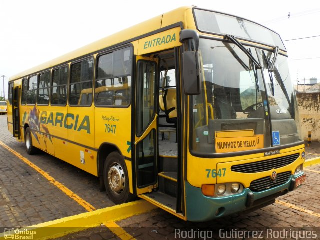 Viação Garcia 7647 na cidade de Maringá, Paraná, Brasil, por Rodrigo  Gutierrez Rodrigues. ID da foto: 2718529.