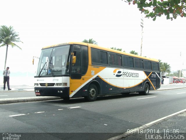 Viação Progresso 27119 na cidade de Rio de Janeiro, Rio de Janeiro, Brasil, por Lucas Passos. ID da foto: 2717405.