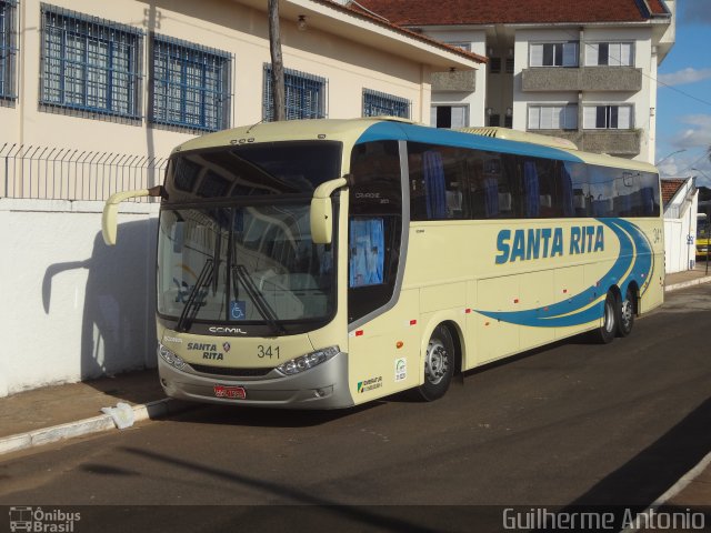 Expresso Santa Rita 341 na cidade de Araxá, Minas Gerais, Brasil, por Guilherme Antonio. Número da foto: #2718099.