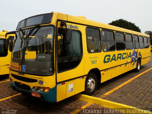 Viação Garcia 7647 na cidade de Maringá, Paraná, Brasil, por Rodrigo  Gutierrez Rodrigues. ID da foto: 2718541.