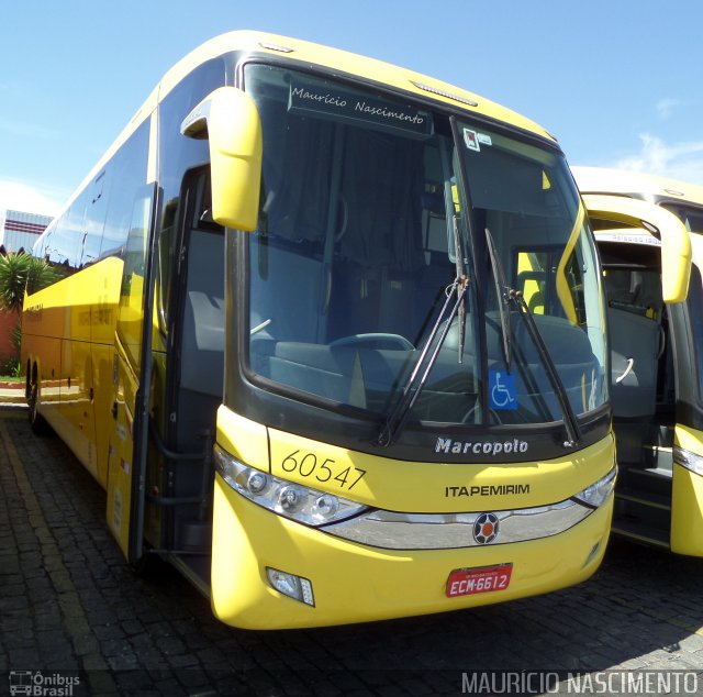 Viação Itapemirim 60547 na cidade de Belo Horizonte, Minas Gerais, Brasil, por Maurício Nascimento. Número da foto: #2718655.