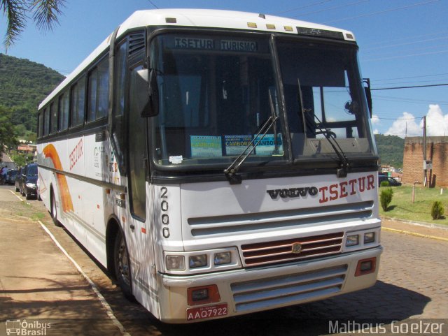 Isetur Transportes e Turismo 2000 na cidade de Teutônia, Rio Grande do Sul, Brasil, por Matheus Goelzer. Número da foto: #2718840.