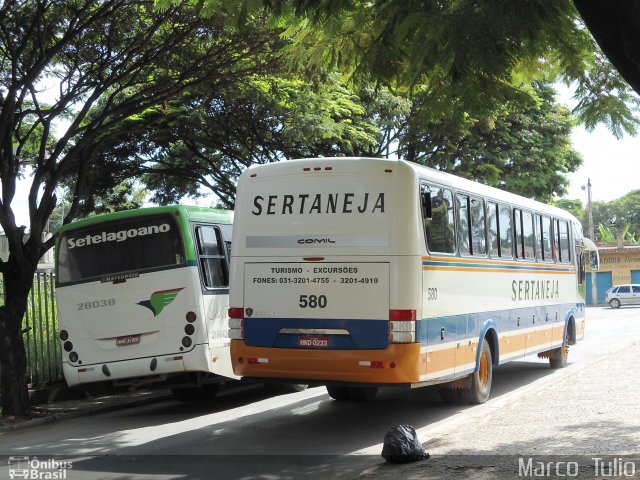 Viação Sertaneja 580 na cidade de Sete Lagoas, Minas Gerais, Brasil, por Marco  Tulio. Número da foto: #2717428.