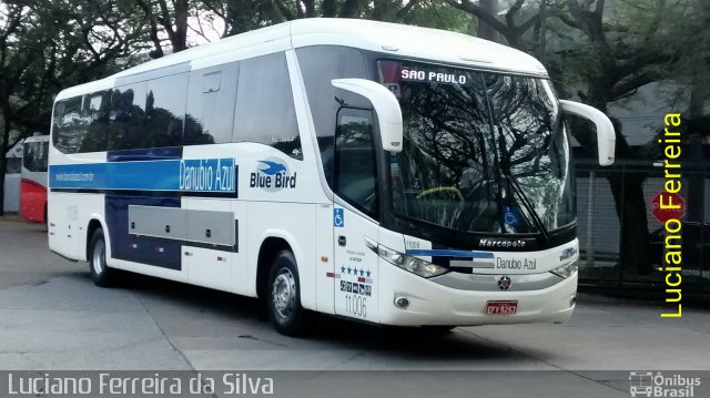 VIDA - Viação Danúbio Azul 11.006 na cidade de São Paulo, São Paulo, Brasil, por Luciano Ferreira da Silva. ID da foto: 2717388.