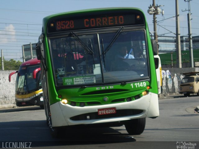Viação Santa Brígida 1 1149 na cidade de São Paulo, São Paulo, Brasil, por Luis Nunez. Número da foto: #2684531.