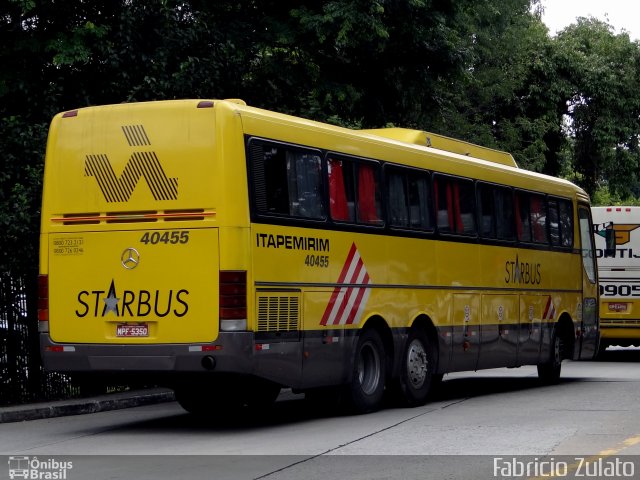 Viação Itapemirim 40455 na cidade de São Paulo, São Paulo, Brasil, por Fabricio Zulato. ID da foto: 2683982.