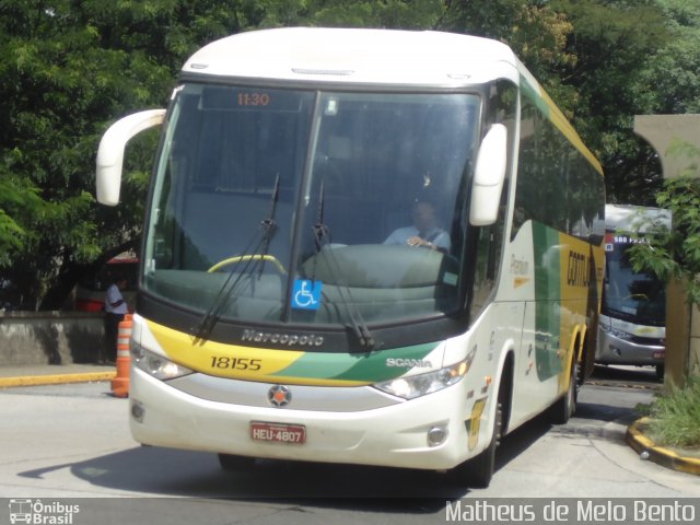 Empresa Gontijo de Transportes 18155 na cidade de São Paulo, São Paulo, Brasil, por Matheus de Melo Bento. Número da foto: #2683844.