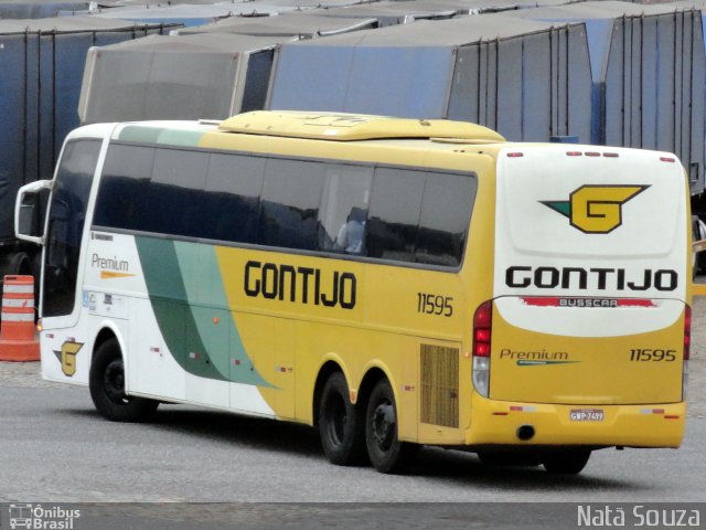 Empresa Gontijo de Transportes 11595 na cidade de João Monlevade, Minas Gerais, Brasil, por Natã  Souza. Número da foto: #2683168.