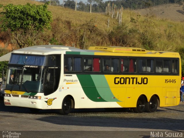 Empresa Gontijo de Transportes 15445 na cidade de João Monlevade, Minas Gerais, Brasil, por Natã  Souza. Número da foto: #2683162.