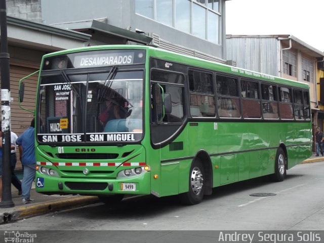 Buses San Miguel Higuito BUSMI 01 na cidade de Catedral, San José, San José, Costa Rica, por Andrey Segura Solís. Número da foto: #2683352.