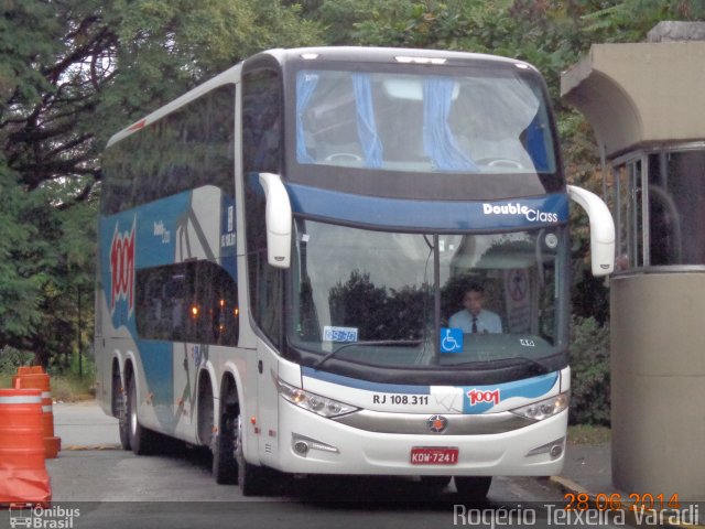 Auto Viação 1001 RJ 108.311 na cidade de São Paulo, São Paulo, Brasil, por Rogério Teixeira Varadi. ID da foto: 2682969.