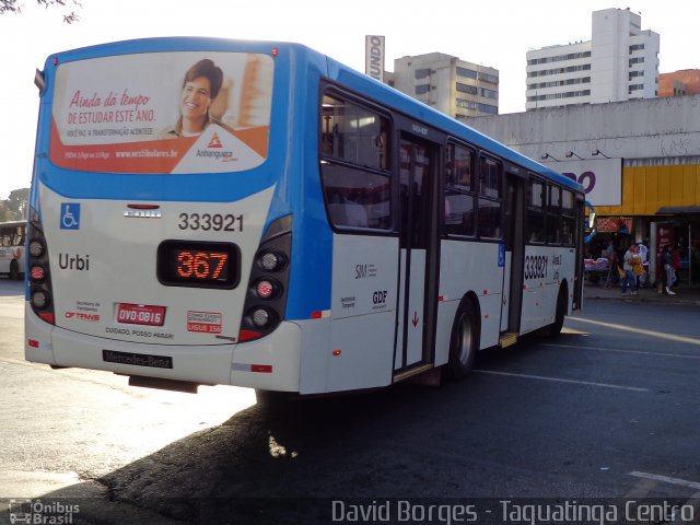 Urbi Mobilidade Urbana 333921 na cidade de Taguatinga, Distrito Federal, Brasil, por David Borges. Número da foto: #2719065.