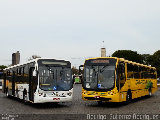 Viação Garcia 7605 na cidade de Maringá, Paraná, Brasil, por Rodrigo  Gutierrez Rodrigues. Número da foto: #2720290.