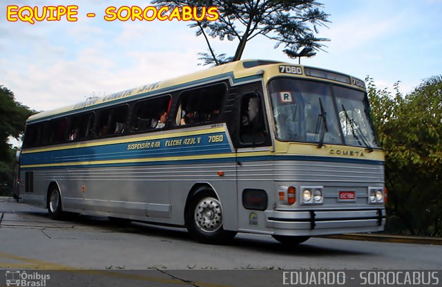 Viação Cometa 7060 na cidade de São Paulo, São Paulo, Brasil, por EDUARDO - SOROCABUS. Número da foto: #2720434.
