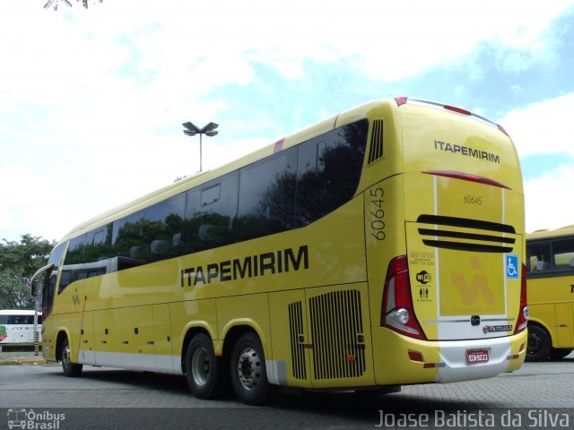Viação Itapemirim 60645 na cidade de São Paulo, São Paulo, Brasil, por Joase Batista da Silva. Número da foto: #2719099.