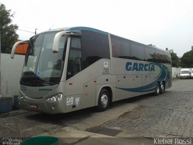 Viação Garcia 7221 na cidade de Maringá, Paraná, Brasil, por Kleber Rossi. ID da foto: 2721365.