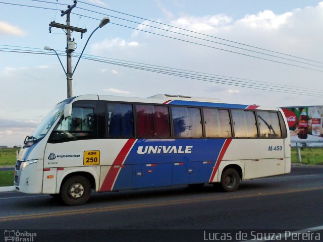 Univale Transportes M-450 na cidade de Campos dos Goytacazes, Rio de Janeiro, Brasil, por Lucas de Souza Pereira. Número da foto: #2721021.