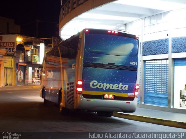 Viação Cometa 6234 na cidade de Aparecida, São Paulo, Brasil, por Fabio Alcantara. ID da foto: 2721416.