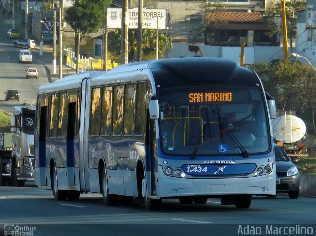 Itamaracá Transportes 1.434 na cidade de Belo Horizonte, Minas Gerais, Brasil, por Adão Raimundo Marcelino. ID da foto: 2722447.