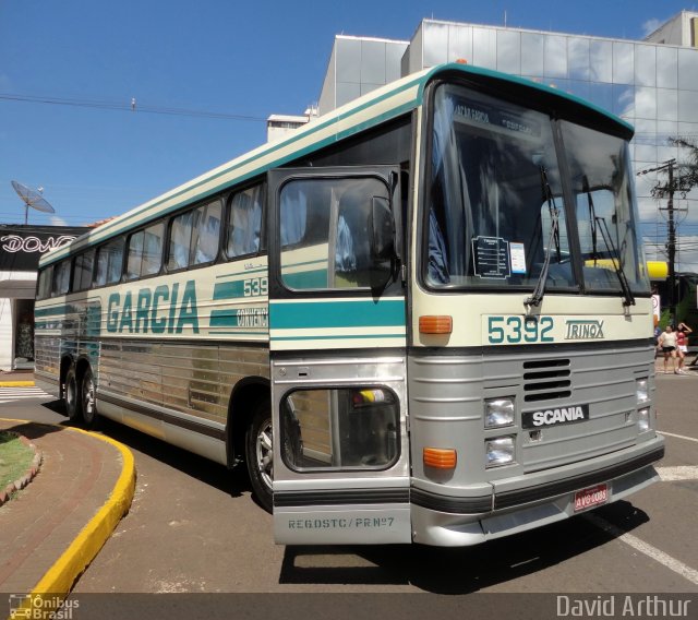 Viação Garcia 5392 na cidade de Apucarana, Paraná, Brasil, por David Arthur. Número da foto: #2724505.