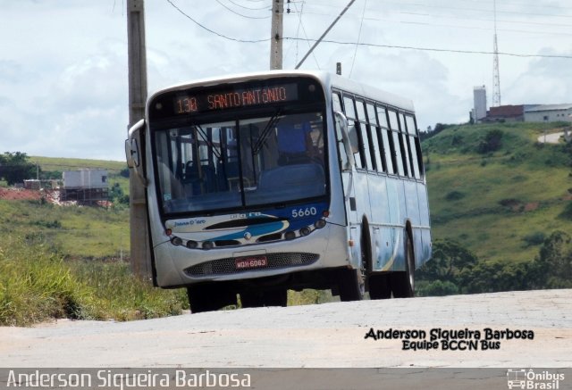 Viação Joana D´arc 5660 na cidade de Colatina, Espírito Santo, Brasil, por Anderson Siqueira Barbosa. ID da foto: 2723583.