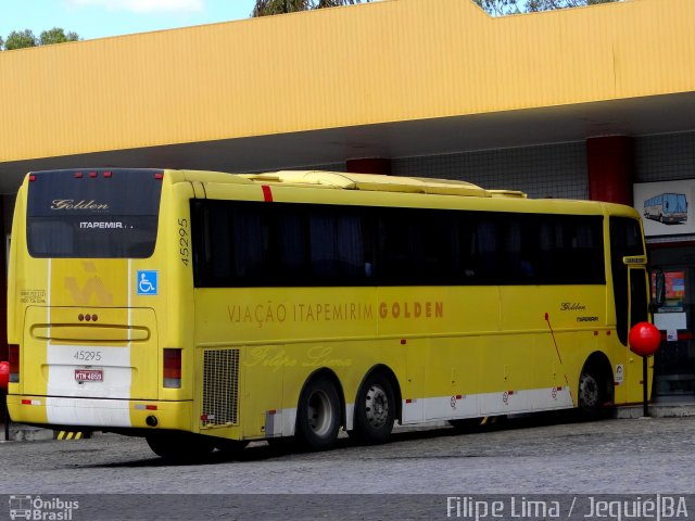 Viação Itapemirim 45295 na cidade de Jequié, Bahia, Brasil, por Filipe Lima. ID da foto: 2723071.