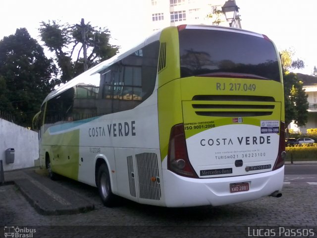 Costa Verde Transportes RJ 217.049 na cidade de Petrópolis, Rio de Janeiro, Brasil, por Lucas Passos. Número da foto: #2723584.