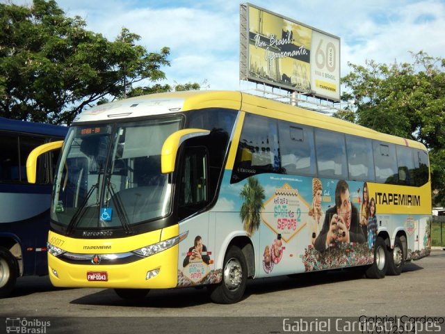 Viação Itapemirim 60077 na cidade de Vitória, Espírito Santo, Brasil, por Gabriel Cardoso Lopes. Número da foto: #2724811.