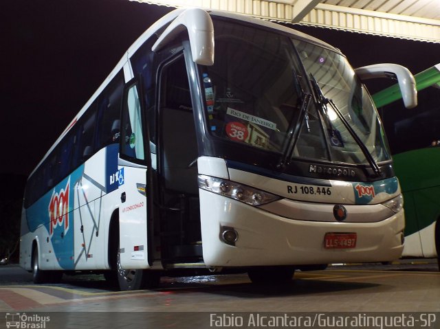 Auto Viação 1001 RJ 108.446 na cidade de Guaratinguetá, São Paulo, Brasil, por Fabio Alcantara. Número da foto: #2725526.