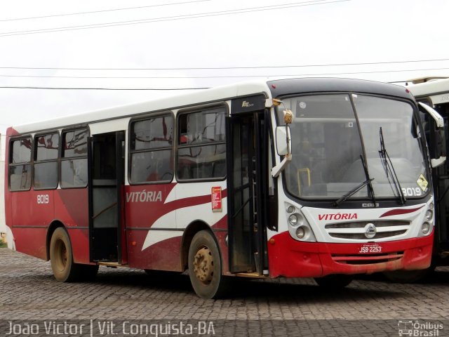 Viação Vitória 8019 na cidade de Vitória da Conquista, Bahia, Brasil, por João Victor. ID da foto: 2725833.