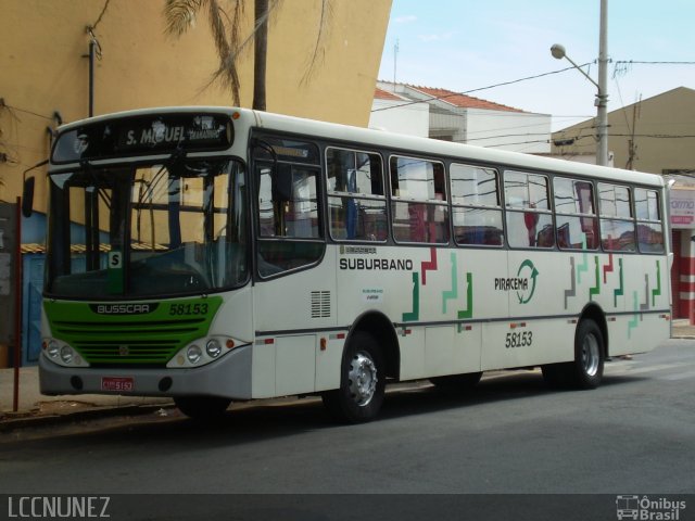 Viação Piracema de Transportes 58153 na cidade de Itapetininga, São Paulo, Brasil, por Luis Nunez. Número da foto: #2725136.