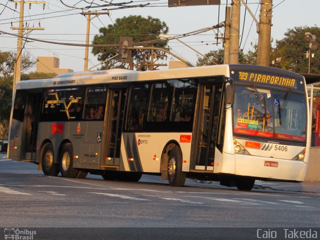 Metra - Sistema Metropolitano de Transporte 5406 na cidade de São Paulo, São Paulo, Brasil, por Caio  Takeda. Número da foto: #2726754.