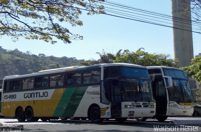 Empresa Gontijo de Transportes 15480 na cidade de Belo Horizonte, Minas Gerais, Brasil, por Wadson Rener. Número da foto: #2726796.