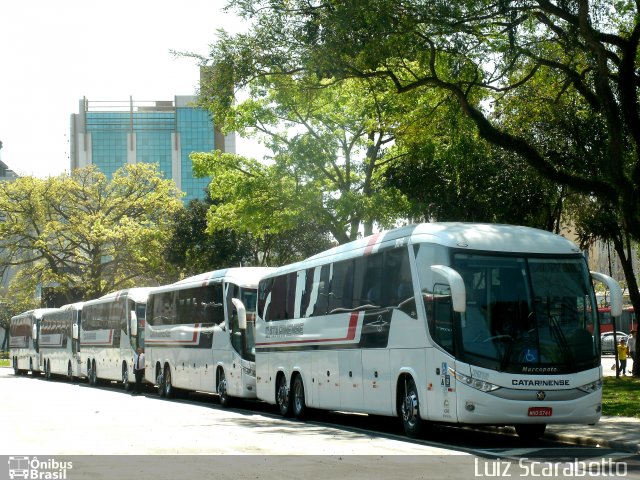 Auto Viação Catarinense 3016 na cidade de Curitiba, Paraná, Brasil, por Luiz Scarabotto . ID da foto: 2725892.