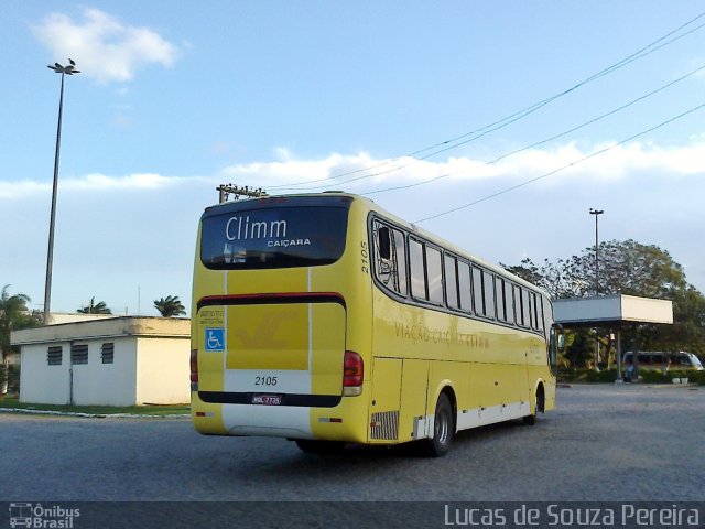 Kaissara - Viação Caiçara 2105 na cidade de Campos dos Goytacazes, Rio de Janeiro, Brasil, por Lucas de Souza Pereira. ID da foto: 2725447.