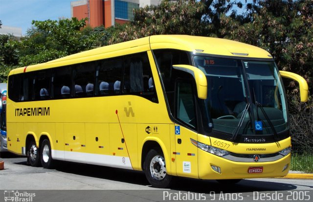 Viação Itapemirim 60577 na cidade de São Paulo, São Paulo, Brasil, por Cristiano Soares da Silva. Número da foto: #2726237.